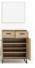 Garderoben-Set >Toledo< (2-teilig) in Grandson Oak - 81x196x38 (BxHxT)