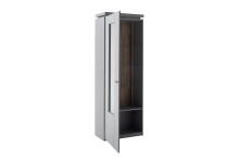 Wohnwand >Sona< in Arktis grau, Holzwerkstoff - 280x198x44cm (BxHxT)