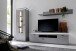 Wohnwand >Sona< in Arktis grau, Holzwerkstoff - 280x198x44cm (BxHxT)