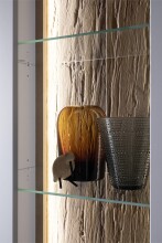 Wohnwand >Sona< in Arktis grau, Holzwerkstoff - 234x198x44cm (BxHxT)