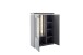 Wohnwand >Sona< in Arktis grau, Holzwerkstoff - 234x198x44cm (BxHxT)