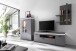 Wohnwand >Sona< in Arktis grau, Holzwerkstoff - 234x198x44cm (BxHxT)