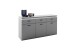 Sideboard >Sona< in Arktis grau, Holzwerkstoff - 156x83x44cm (BxHxT)