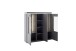 Highboard >Sona< in Arktis grau, Holzwerkstoff - 138x144x38cm (BxHxT)
