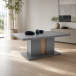 Couchtisch >Sona< in Arktis grau, Holzwerkstoff - 115x45x65cm (BxHxT)
