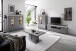 Couchtisch >Sona< in Arktis grau, Holzwerkstoff - 115x45x65cm (BxHxT)