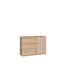Kommode >ARANK< in Mauvella Eiche  - 117,8x84,9x41,7cm (BxHxT)