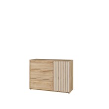 Kommode >ARANK< in Mauvella Eiche  - 117,8x84,9x41,7cm (BxHxT)