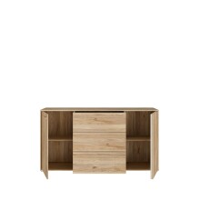 Kommode >ARANK< in Mauvella Eiche / Sand - 162,5x84,9x41,7cm (BxHxT)