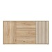 Kommode >ARANK< in Mauvella Eiche / Sand - 162,5x84,9x41,7cm (BxHxT)