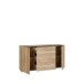 Kommode >ARANK< in Mauvella Eiche / Sand - 162,5x84,9x41,7cm (BxHxT)