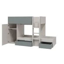 Etagenbett >EUREKA< 4in1 Aufba, Kaschmir /...