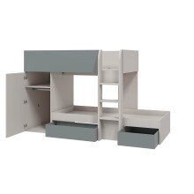 Etagenbett >EUREKA< 4in1 Aufba, Kaschmir /...