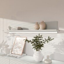 Wandboard >Alice Springs< in Secret grey - 154x25,6x21,2cm (BxHxT)