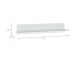 Wandboard >Alice Springs< in Secret grey - 154x25,6x21,2cm (BxHxT)
