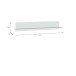 Wandboard >Alice Springs< in Secret grey - 154x25,6x21,2cm (BxHxT)