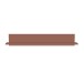 Wandboard >Alice Springs< in Terrakotta - 154x25,6x21,2cm (BxHxT)