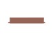 Wandboard >Alice Springs< in Terrakotta - 154x25,6x21,2cm (BxHxT)