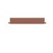 Wandboard >Alice Springs< in Terrakotta - 154x25,6x21,2cm (BxHxT)