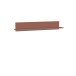 Wandboard >Alice Springs< in Terrakotta - 154x25,6x21,2cm (BxHxT)