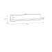 Wandboard >Alice Springs< in Terrakotta - 154x25,6x21,2cm (BxHxT)