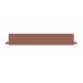 Wandboard >Alice Springs< in Terrakotta - 154x25,6x21,2cm (BxHxT)