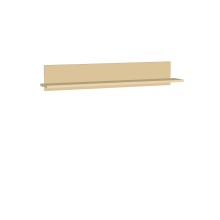 Wandboard >Alice Springs< in Buttergelb - 154x25,6x21,2cm (BxHxT)