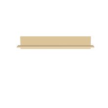 Wandboard >Alice Springs< in Buttergelb -...