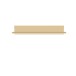 Wandboard >Alice Springs< in Buttergelb - 154x25,6x21,2cm (BxHxT)