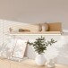 Wandboard >Alice Springs< in Buttergelb - 154x25,6x21,2cm (BxHxT)