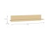 Wandboard >Alice Springs< in Buttergelb - 154x25,6x21,2cm (BxHxT)