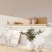Wandboard >Alice Springs< in Buttergelb - 154x25,6x21,2cm (BxHxT)