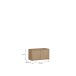 Schuhbank >Alice Springs< in Elegancia Eiche Dekor - 74,5x41,5x34,9cm (BxHxT)