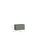 Schuhbank >Alice Springs< in Salbei - 74,5x41,5x34,9cm (BxHxT)