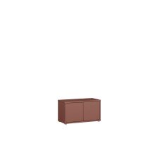 Schuhbank >Alice Springs< in Terracotta - 74,5x41,5x34,9cm (BxHxT)