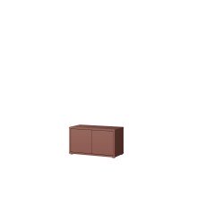 Schuhbank >Alice Springs< in Terracotta - 74,5x41,5x34,9cm (BxHxT)