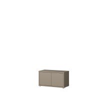 Schuhbank >Alice Springs< in Taupe - 74,5x41,5x34,9cm (BxHxT)