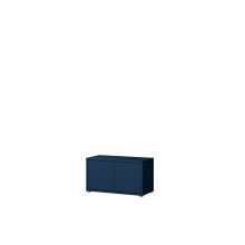 Schuhbank >Alice Springs< in Nachtblau - 74,5x41,5x34,9cm (BxHxT)