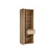 Stauraumregal >ARANK< in Mauvella Eiche / Sand - 73,1x200,1x41,7cm (BxHxT)