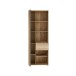 Stauraumregal >ARANK< in Mauvella Eiche / Schwarz - 73,1x200,1x41,7cm (BxHxT)