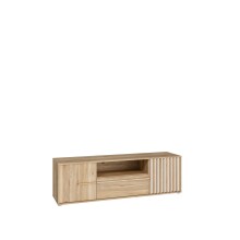 Lowboard >Arank< in Mauvella Eiche / Sand - 162,5x49,7x41,7cm (BxHxT)