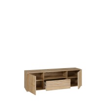 Lowboard >Arank< in Mauvella Eiche / Sand - 162,5x49,7x41,7cm (BxHxT)