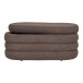 Stauraumbank >Dartford< in braun, Bouclé-Stoff - 103x44x45cm (BxHxT)