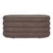 Stauraumbank >Dartford< in braun, Bouclé-Stoff - 103x44x45cm (BxHxT)