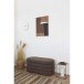 Stauraumbank >Dartford< in braun, Bouclé-Stoff - 103x44x45cm (BxHxT)