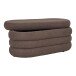 Stauraumbank >Dartford< in braun, Bouclé-Stoff - 103x44x45cm (BxHxT)