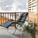 Gartensessel >Futura< in Bleu Encre, LFM2830 - 70x117x85 (BxHxT)
