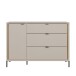 Sideboard >SERAVEL< in Sand / Mauvella Eiche Dekor - 124,1x87,2x41,5cm (BxHxT)