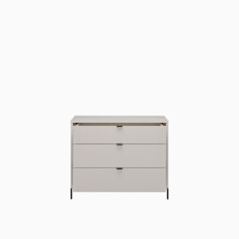 Kommode >SERAVEL< in Sand / Mauvella Eiche -...