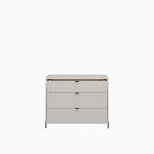 Kommode >SERAVEL< in Sand / Mauvella Eiche -...